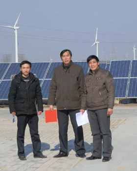 東臺沿海地區(qū)20MW電站支架